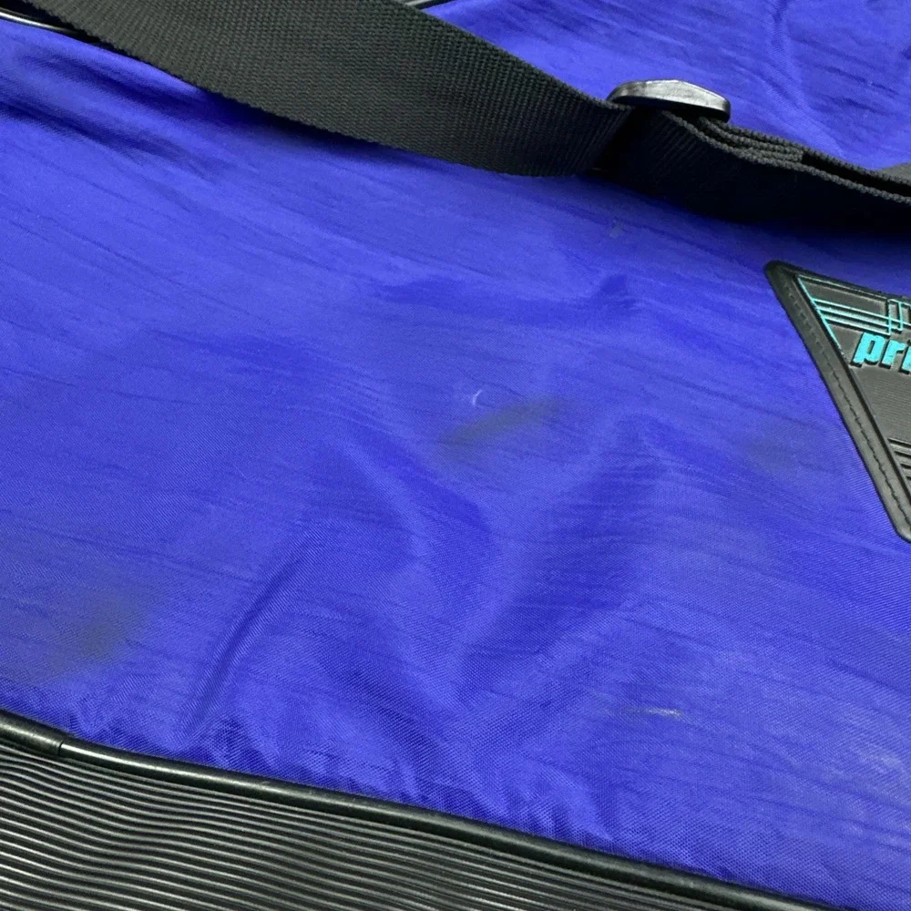 Vtg‎ 90s Prince Double Tennis Racket Bag Case Pocket Blue Purple
